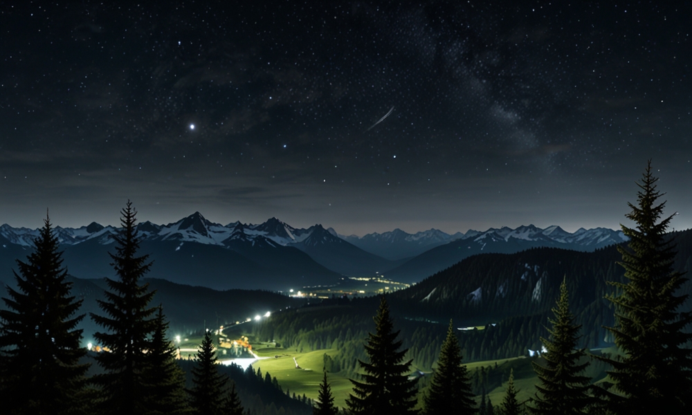 Activités nocturnes en Suisse: observation des étoiles et randonnées au clair de lune
