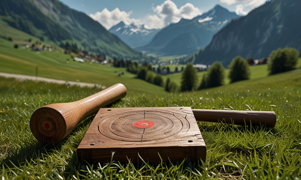 Jeux traditionnels suisses: du hornuss à la lutte suisse